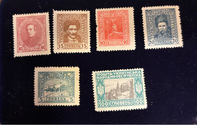 Antique stamps of Ukraine