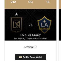 LAFC VS GALAXY  
