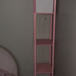 Pink Shelf Lamp