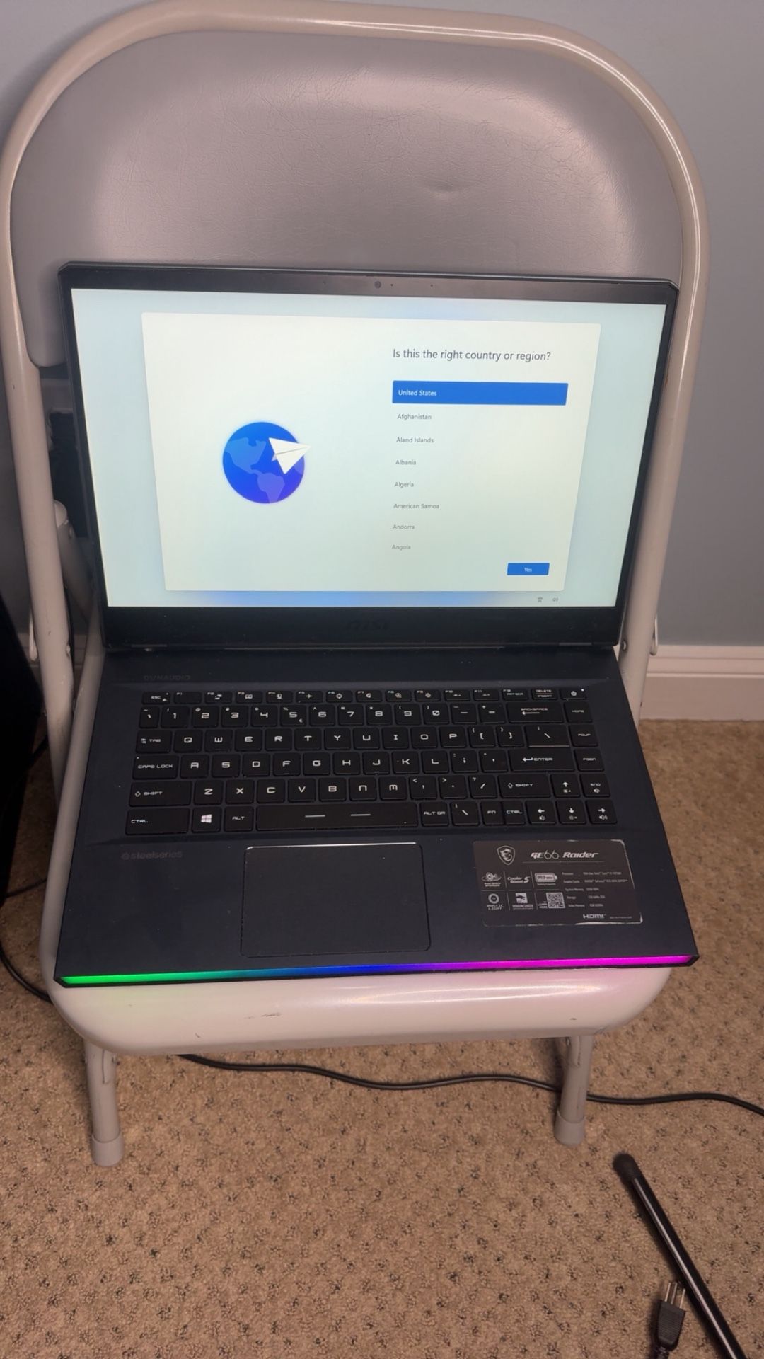 MSI GE66 Raider Gaming Laptop – i7-10750H / RTX 2070 Super / 32 GB RAM / 1 TB SSD