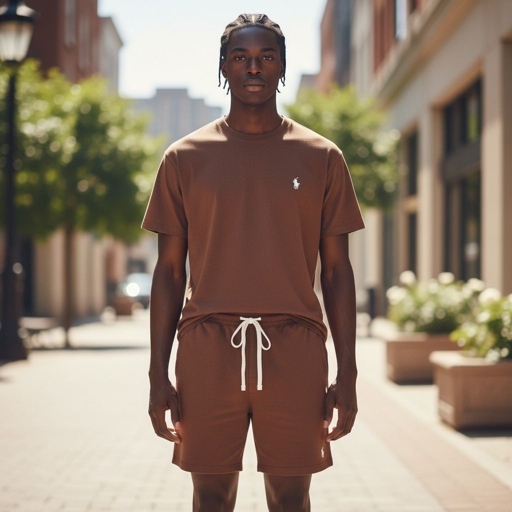 Polo Ralph Lauren Men’s Short Set Brown