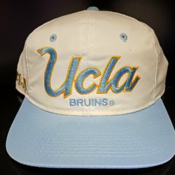 Vintage NCAA College University Of California Los Angeles UCLA Bruins Sports Specialties The Twill Double Line Script Side Spellout Snapback Hat
