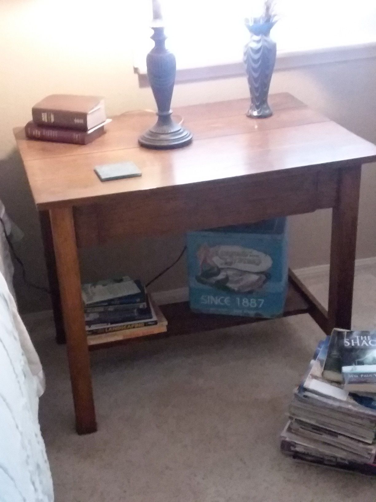 $50 - Antique Library Table / Desk