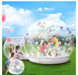 10.5FT Inflatable Bubble House Dome with Jump for Kids
