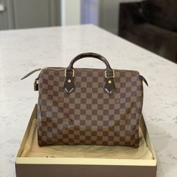 💯 AUTHENTIC LOUIS VUITTON EBENE SPEEDY-LIKE-NEW