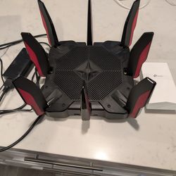 TP Link AX10000 Wifi 6 Router w/ Mesh Node