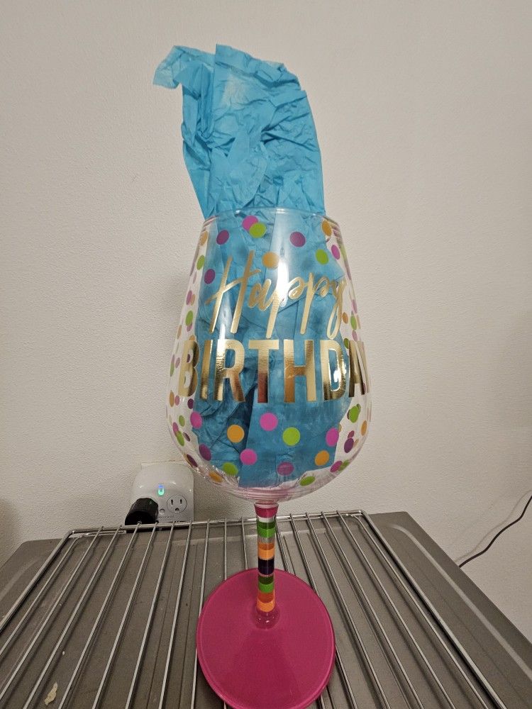 XL Fun Birthday Glass