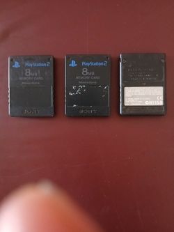 Playstation 2  Memory Cards