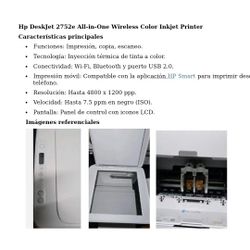 Printer HP Deskjet 2752 E