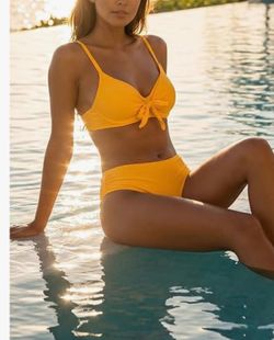 New yellow bikini swim suit