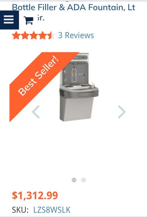 ELKEY Bottle Filler & ADA Fountain 