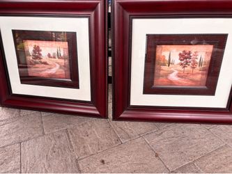 Set of 2 Beautiful art! With beautiful frames