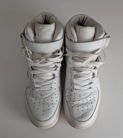 Nike Air Force 1 Mid White (Size US 9)