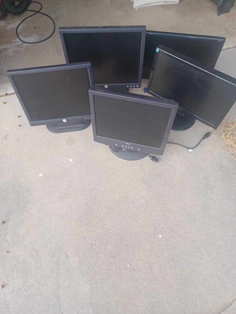 Old computer Monitors.