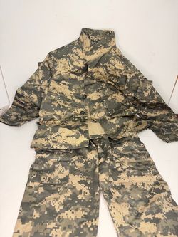 Kids Military Digital Camo Uniform 3-Piece Set Size 6 -
