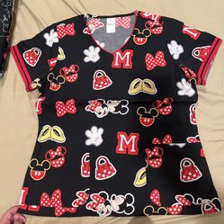 Disney Scrub Top