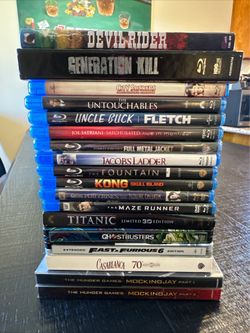 Blu Ray movie bundle