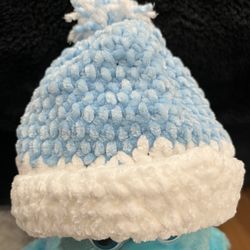 Hand made Baby beanie and woven shoes