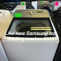 Like New Samsung Top Loander Washer