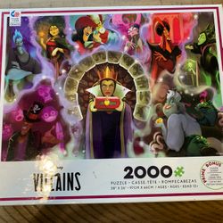 Disney Villain 2000 Piece Puzzle 