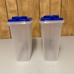 2 - Tupperware cereal keeper/storage containers