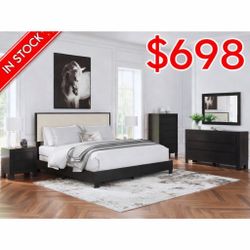 🔥 IN STOCK & READY FOR DELIVERY 🔥 COMPLETE MODERN BEDROOM SET – ONLY $698! 