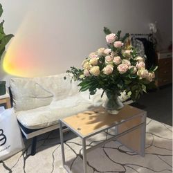 (Like New) Convertible sofa twin bed 71”