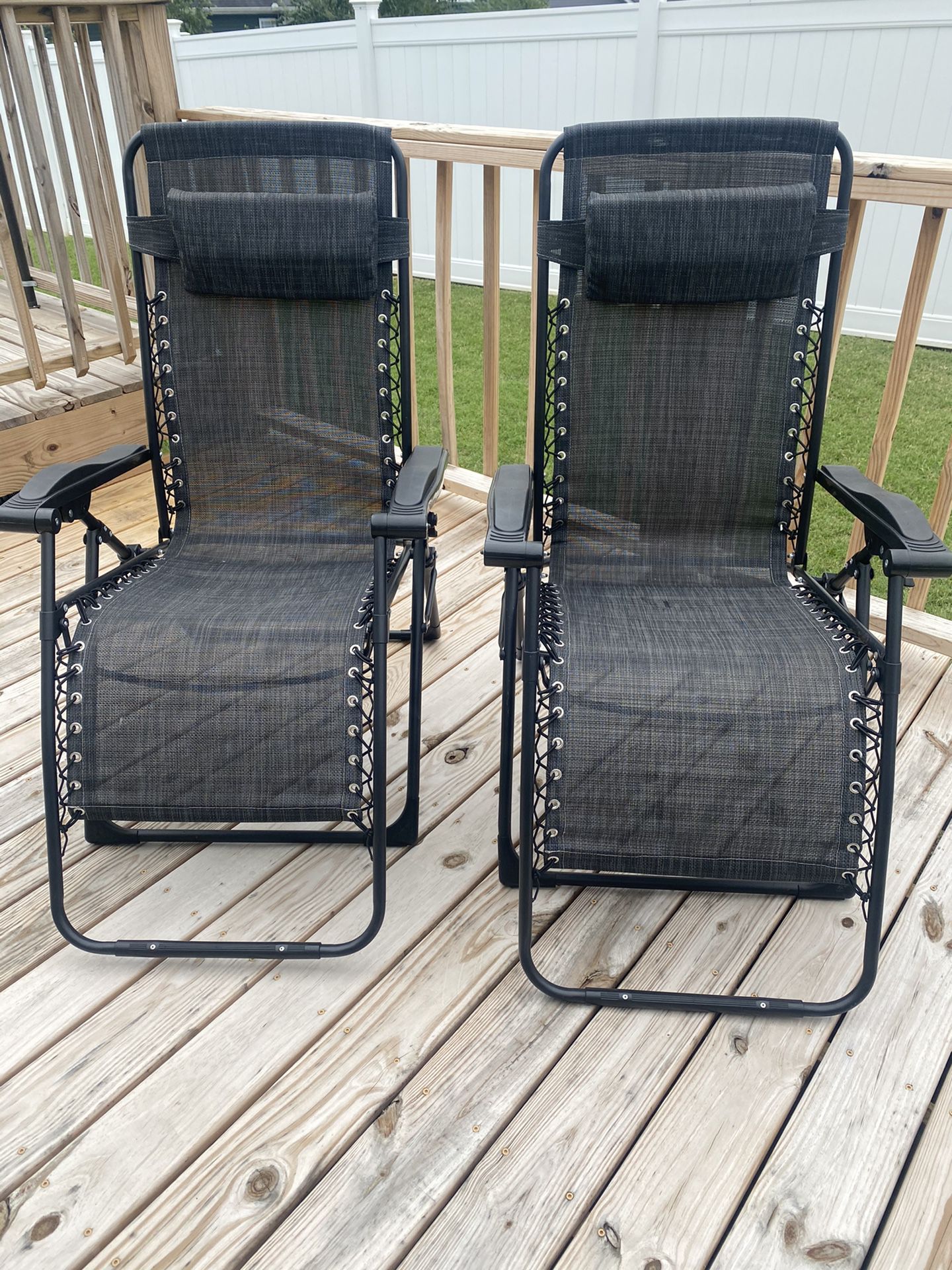 Zero Gravity patio chairs