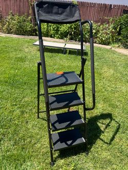 5 ft step ladder with hand rails