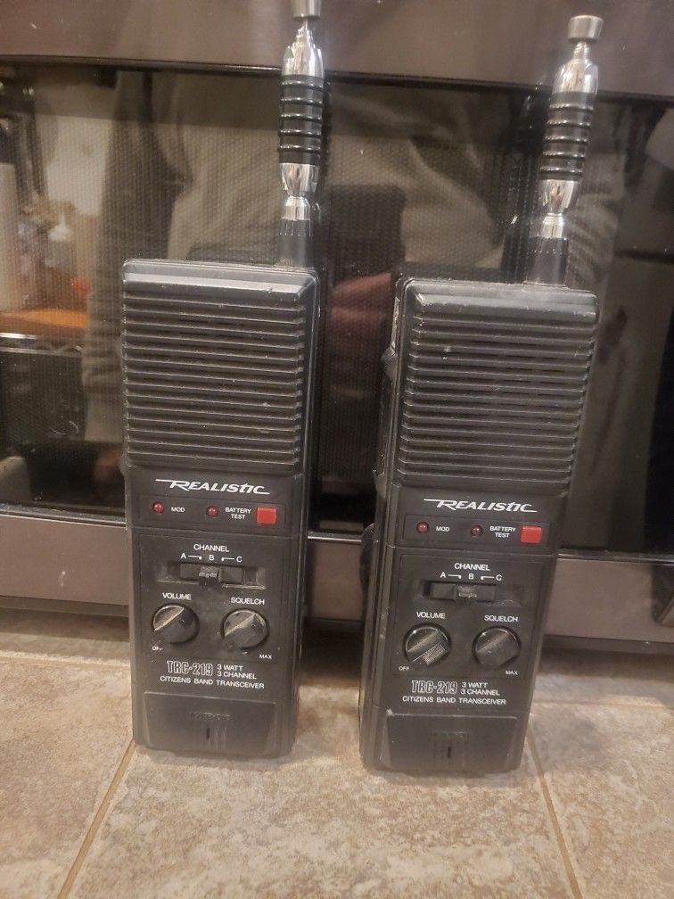 Radio Shack Vintage Walkie Talkies