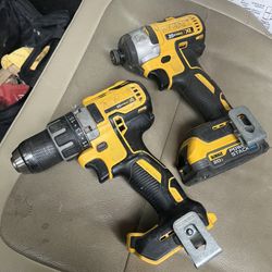 Dewal XR 20v Impact Drill And Hammer Drill Good Condition 