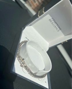 Gemstone Brilliance Silver Tennis Bracelet
