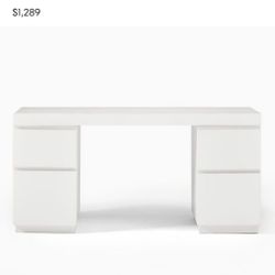 62” West Elm Parsons Desk
