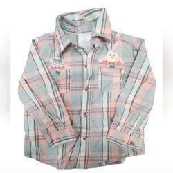 Disney Baby by The Disney Store Size 12-18M Kids Plaid Shirt