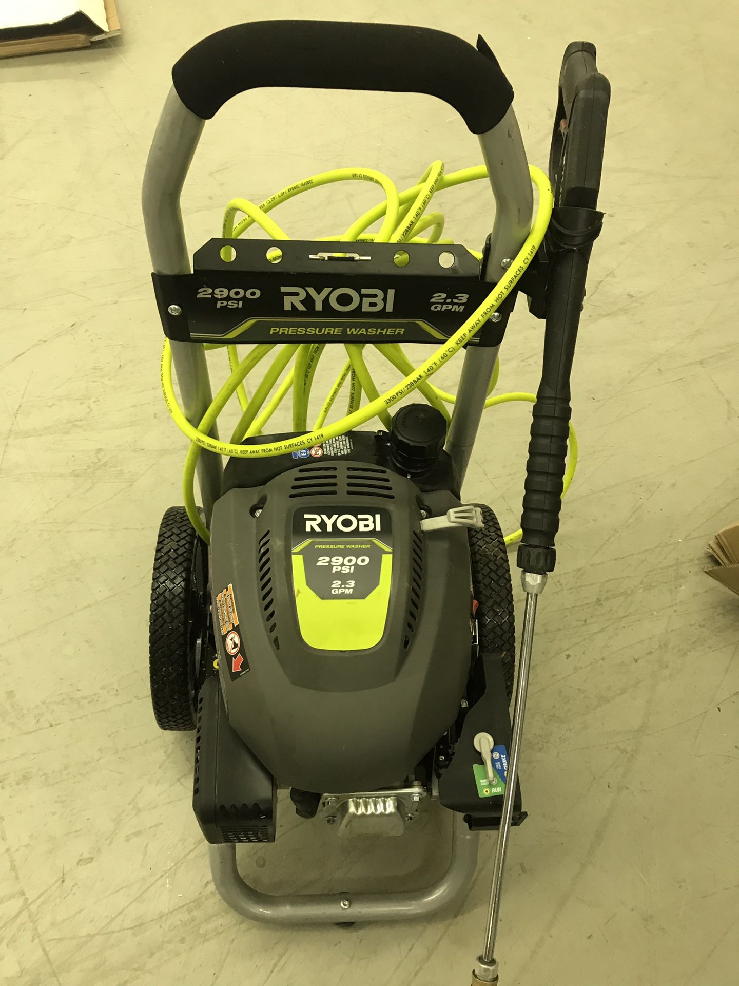 Ryobi 2900 psi gas pressure washer