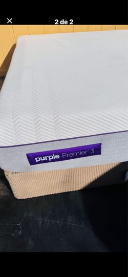 King size mattress purple premier 3 used like new