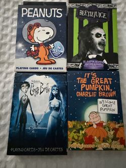 Halloween themed deck of playing cards