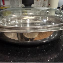 Wolfpack buffet style 12’ pan stainless steel