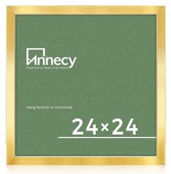 Annecy 24x24 Picture Frame Gold（1 Pack）