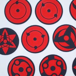 Naruto Sharingan Coasters
