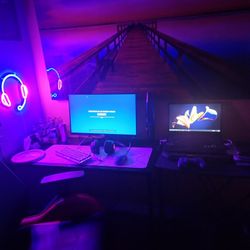 Gaming Set Up, PC, Monitor,keyboard,monitor, Mouse 