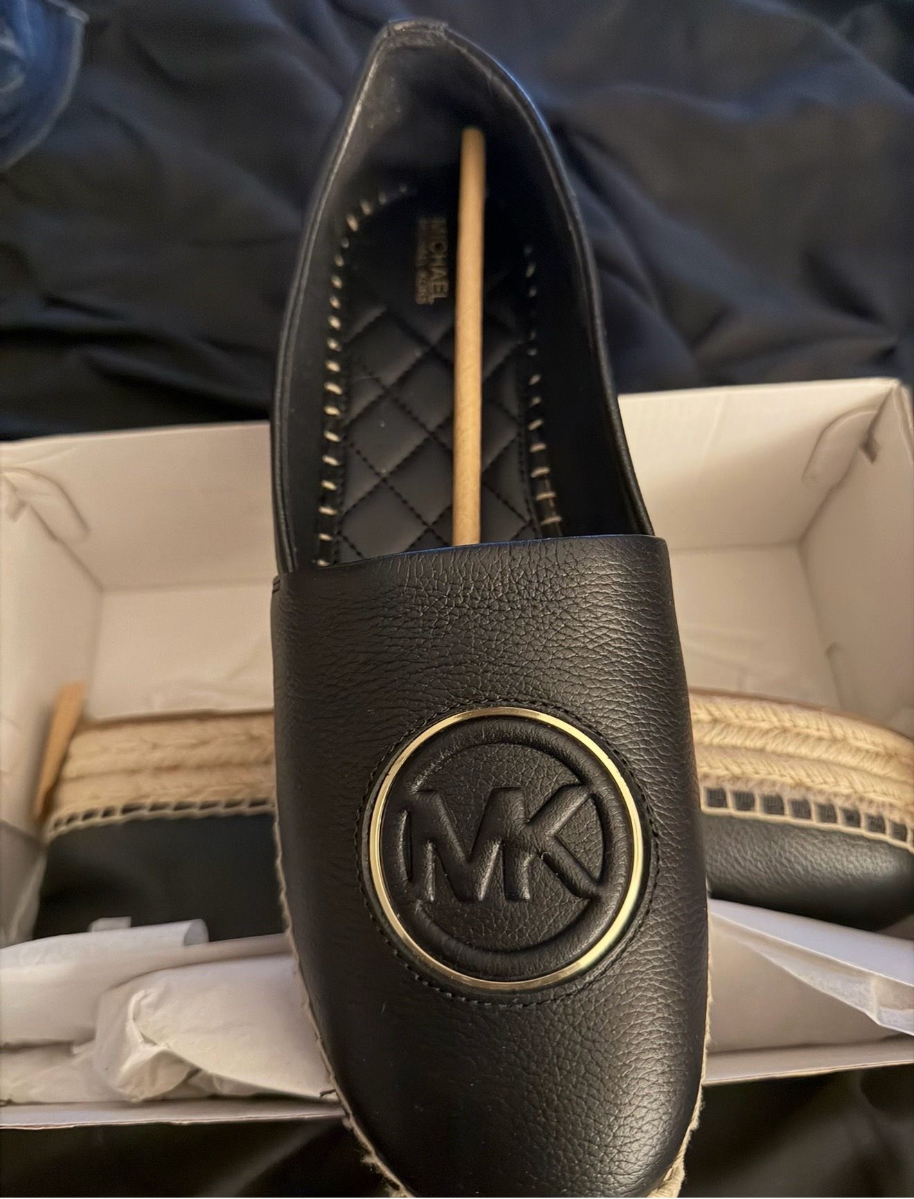 New Black Leather Michael Kors loafers