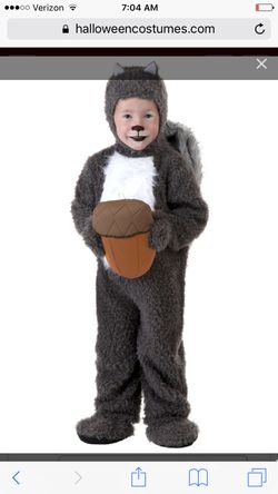 Squirrel costume - like new - so cute! $15