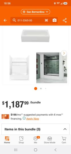 Bootz industries complete bathtub - shower - enclosure
