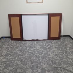 Dry Erase Board Cabinet.
