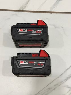 M18 Red Lithium XC5.0 Battery (Used like new)