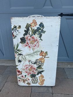 Vintage Wooden Trunk Style Case