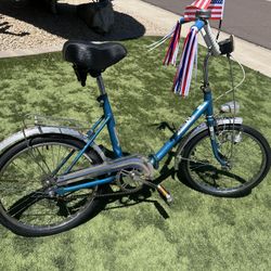 Vintage Faehnrich “Super Star” Folding Bicycle West Germany