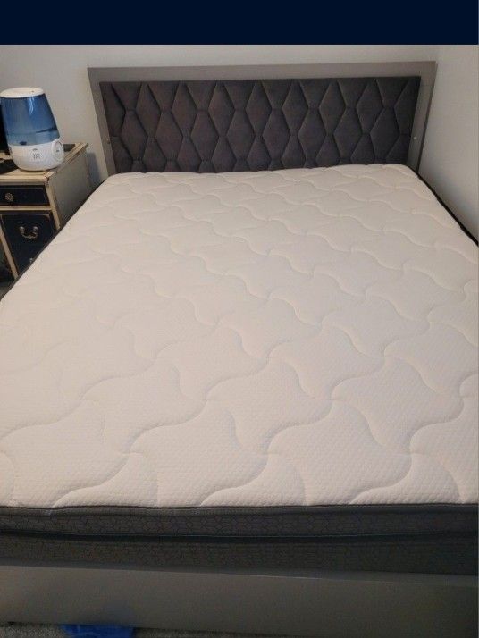 Queen mattress firm gel hybrid 14 Inch