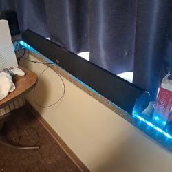 Wall MountableBluetooth Sound Bar With Optical Cord Plug In
